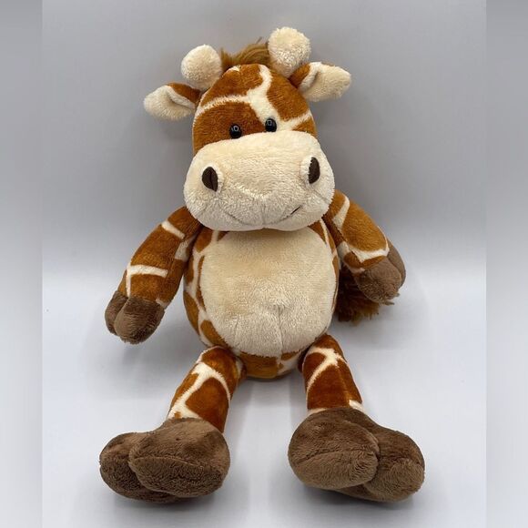 Vtg Kellytoy Floppy Giraffe Plush Standing Short Neck Stuffed Animal 11 inch - Picture 1 of 6
